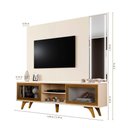 Ver imagem 2 de Rack Vitrum com Painel Vitrum com Espelho Led 218 Mavaular Off White