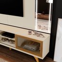 Ver imagem 6 de Rack Vitrum com Painel Vitrum com Espelho Led 218 Mavaular Off White