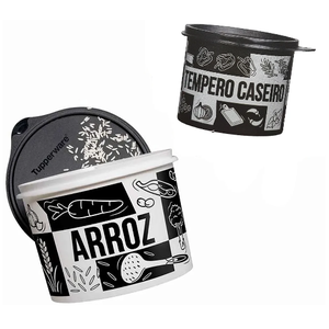 Tupperware Kit Arroz 2Kgs e Redondinha Tempero 500ML Tupperware Kit Arroz 2Kgs e Redondinha Tempero 