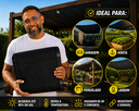 Ver imagem 2 de Tela Sombrite / Tela Sombreamento Permeavel Preto 80% 5x3 Bainha/Ilhos