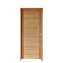 Ver imagem 2 de Porta Roma Mista Batente 14 Puxador Tubo 80cm 102 x 210 Abertura Esquerda Marrom