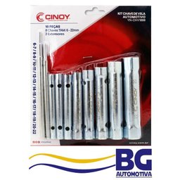 Kit de Chave de Vela Automotiva 10 Peças - 3