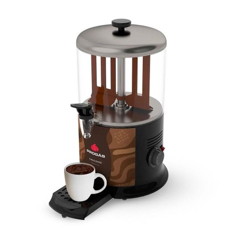 Chocolateira Profissional 6l Chocopró 1150w Chocolate Quente Prchoco-06 L Preta 220v - Progás