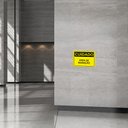 Ver imagem 5 de Placa de Sinalização Cuidado Área de Radiação em Pvc