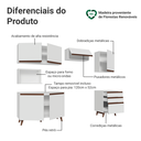 Ver imagem 6 de Armário de Cozinha Completa 250cm Branco Reims Madesa 09