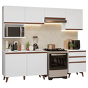 Ver imagem 4 de Armário de Cozinha Completa 250cm Branco Reims Madesa 09