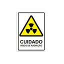 Ver imagem 1 de Placa de Sinalização Cuidado Risco De Radiação