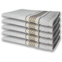 Ver imagem 4 de 10 Panos de Prato Atoalhado Felpudo Premium 5 Rosa 5 Marrom