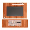 Ver imagem 2 de Rack com Painel Simetria Aegon 70" 180cm MDF-MDP Freijó Off White Caemmun Móveis