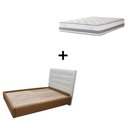 Ver imagem 3 de Conjunto Cama Oslo com Colchão Sun Tec Casal 138cm -67408