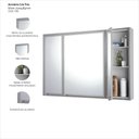 Ver imagem 3 de Espelheira Trio Silver Sobrepor 71cm X 48,5cm X 11,0cm