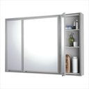 Ver imagem 1 de Espelheira Trio Silver Sobrepor 71cm x 48,5cm x 11,0cm Prata
