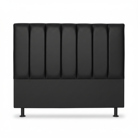 Cabeceira de Cama Box Queen 160cm Carla Premium Preto - Corino