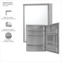 Ver imagem 3 de Espelheira One Silver Sobrepor 58,5cm x 44cm x 10cm Prata