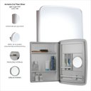 Ver imagem 3 de Espelheira Titan Silver Sobrepor 53,5cm X 39,0cm X 10,0cm