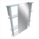 Ver imagem 1 de Espelheira Slip I Silver Sobrepor 64,0cm X 62,0cm X 11,5cm