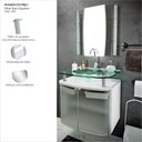 Ver imagem 4 de Espelheira Slip I Silver Sobrepor 64,0cm X 62,0cm X 11,5cm