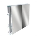 Ver imagem 2 de Espelheira -Slip Ii Silver 64,0cm x 62,0cm x 11,0cm Prata