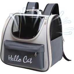 Mochila Bolsa Transporte Passeio Gato Cachorro Cao Pet Animais Vista Panoramica Bolso Ventilado Ar C - 9