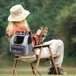 Mochila Bolsa Transporte Passeio Gato Cachorro Cao Pet Animais Vista Panoramica Bolso Ventilado Ar C - 10