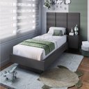 Ver imagem 2 de Cama Solteiro Suspensa com Cabeceira e Mesa de Apoio 80/90 Zurique