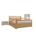 Ver imagem 7 de Bicama Casal Reversível com Estante em LED e Sapateira Infantil Wave Casatema MadeiraOriginals