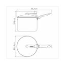Ver imagem 3 de Pipoqueira Tramontina Antiaderente Loreto 20cm 3,5L Vermelho