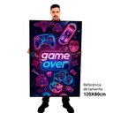 Ver imagem 2 de Quadro Decorativo Game Office Over com Moldura Filete