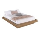 Ver imagem 6 de Cama Casal Queen Suspensa, Cabeceira e Mesas de Apoio 140/160 Zurique Marrom/Mel