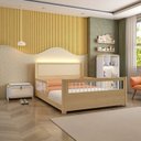Ver imagem 1 de Quarto Montessoriano Cama Casal Evolutiva Estante 4 Nichos LED e Sapateira Wave Casatema MadeiraOriginals