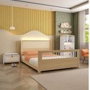 Ver imagem 3 de Quarto Montessoriano Cama Casal Evolutiva Estante 4 Nichos LED e Sapateira Wave Casatema MadeiraOriginals