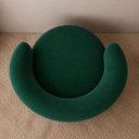 Ver imagem 3 de Poltrona Orgânica Maya Suede Verde Sala Quarto Recepção Suede / Verde Liso