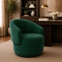 Ver imagem 1 de Poltrona Orgânica Maya Suede Verde Sala Quarto Recepção Suede / Verde Liso