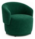 Ver imagem 4 de Poltrona Orgânica Maya Suede Verde Sala Quarto Recepção Suede / Verde Liso