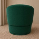 Ver imagem 2 de Poltrona Orgânica Maya Suede Verde Sala Quarto Recepção Suede / Verde Liso