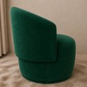 Ver imagem 7 de Poltrona Orgânica Maya Suede Verde Sala Quarto Recepção Suede / Verde Liso