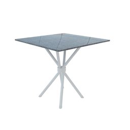 Mesa Itália 4 Cadeiras 591/13 Madmelos Branco/preto Flor - 3