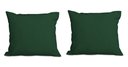 Ver imagem 1 de Kit 2 Almofadas Decorativa Quadrado 45x45 Cm Cm Sala Quarto Sofá Suede Verde Eli Móveis e Decoração