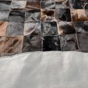 Ver imagem 2 de Tapete de Couro Redondo Marrom Café 2,50 Diâmetro Peça 10x10