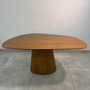 Ver imagem 5 de Mesa de Jantar Cone Oval Orgânica 180x100 Cm Freijó