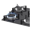 Fogão Cooktop Fischer 4 Bocas Gás Mesa Vidro Preto 1519-5713 - 3