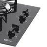 Fogão Cooktop Fischer 4 Bocas Gás Mesa Vidro Preto 1519-5713 - 4