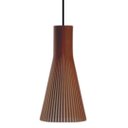 Ver imagem 1 de Luminária Teto tipo Pendente FUNIL MDF - Completa - Cor: Marrom