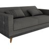 Sofá Cama 3 Lugares Esther 203cm X 95cm X 90cm - 7