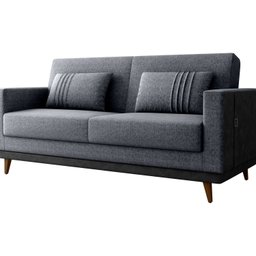 Sofá Cama 3 Lugares Esther 203cm X 95cm X 90cm - 2