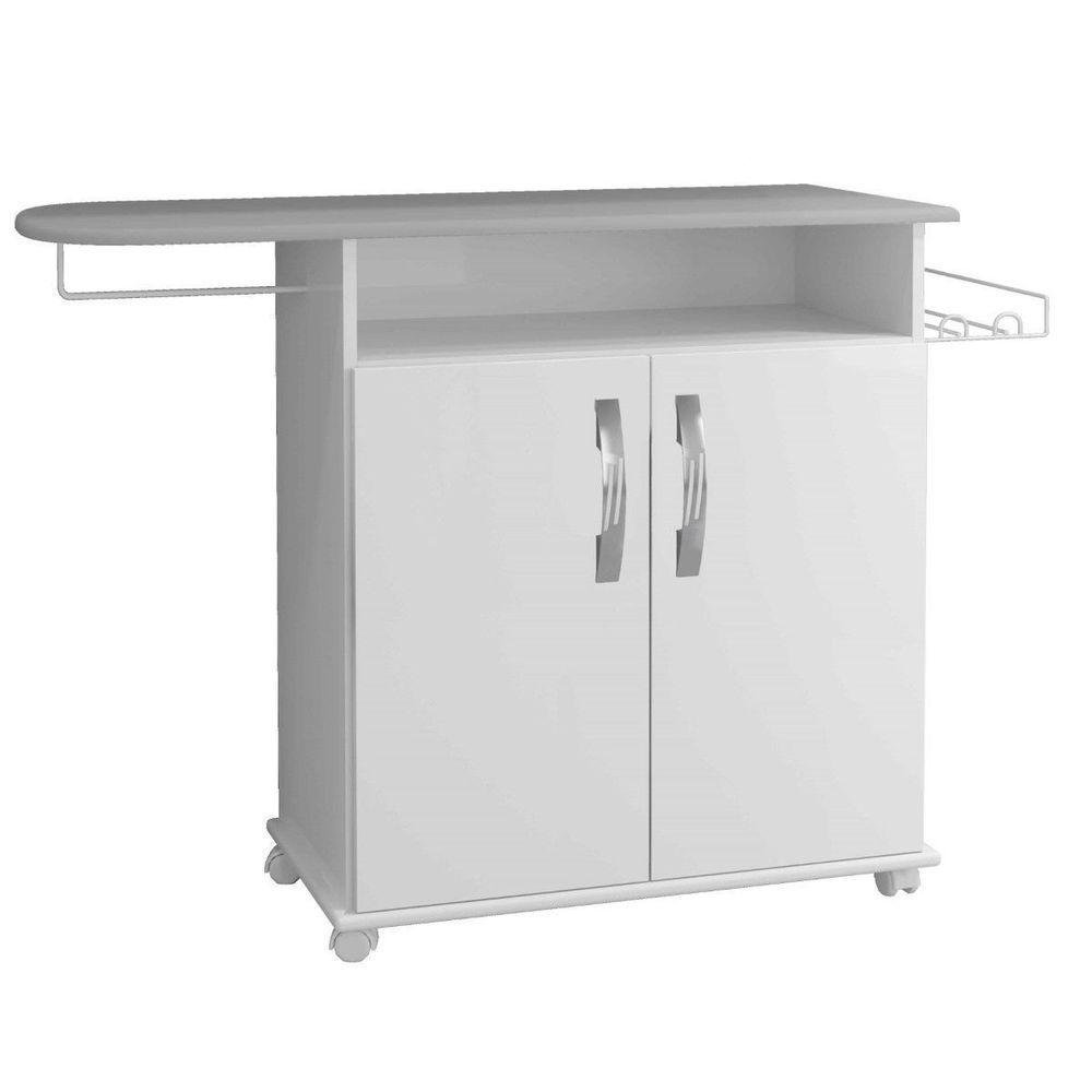 Tábua de Passar 2 Portas Floripa Arte Móveis Cor Branco - 1
