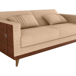 Sofá Cama 3 Lugares Esther 203cm X 95cm X 90cm - 7