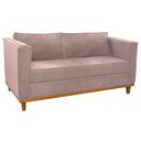 Ver imagem 1 de Sofá 2 Lugares Europa Linho Rosê - Am Decor