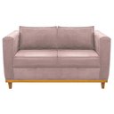 Ver imagem 3 de Sofá 2 Lugares Europa Linho Rosê - Am Decor