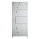 Ver imagem 2 de Porta Belíssima 6 Prime Batente Regulável 13-16 Guarnição 5cm 62 x 210 Abertura Esquerda Branco Rodam
